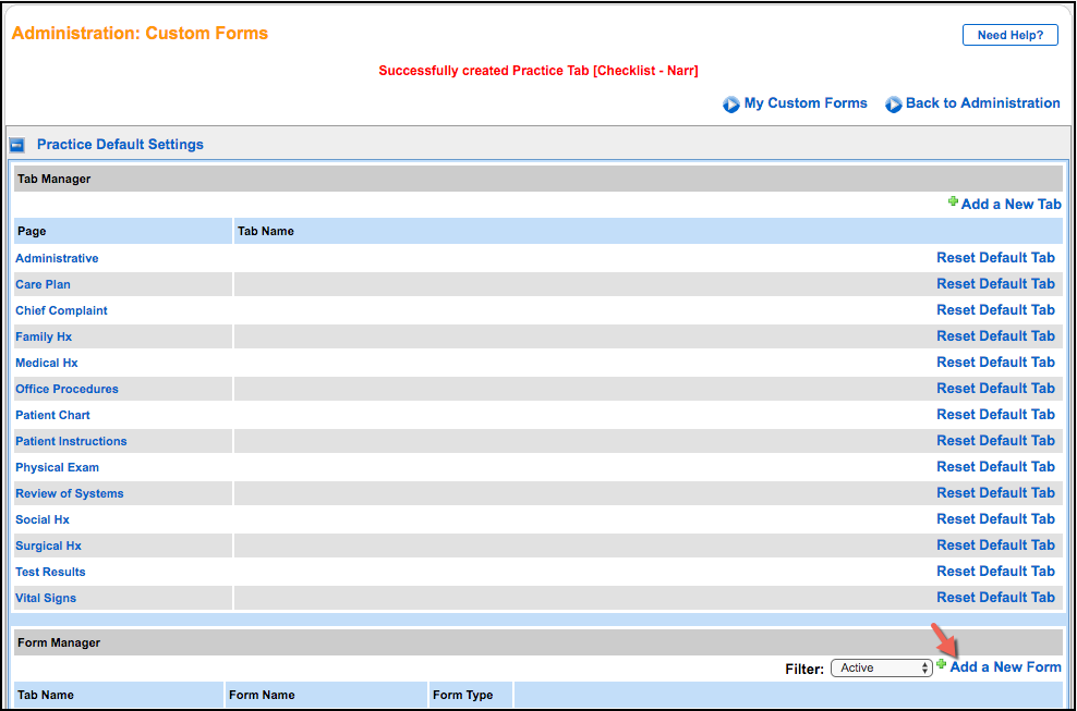 Administration: Custom Forms