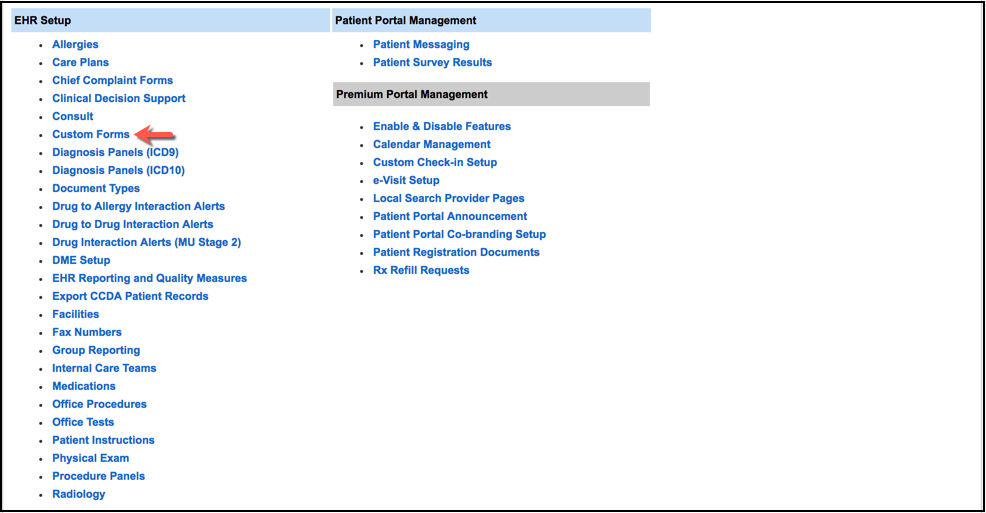 Administration: Custom Forms