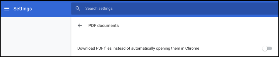 NextGen Office Recommended Browser PDF Settings