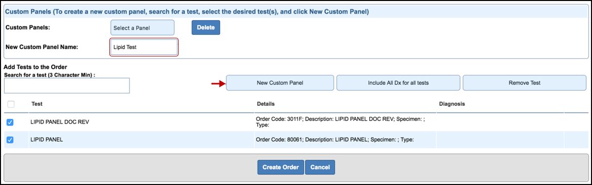 Lab Orders