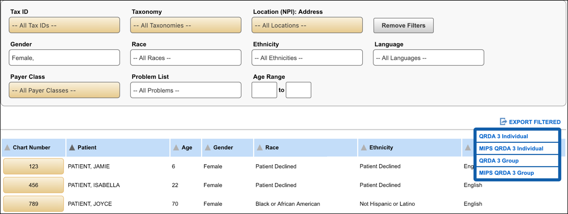 Export QRDA I and QRDA III Files in NextGen Office