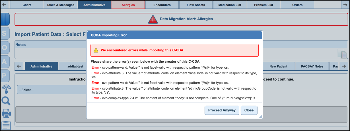 Import a C-CDA File