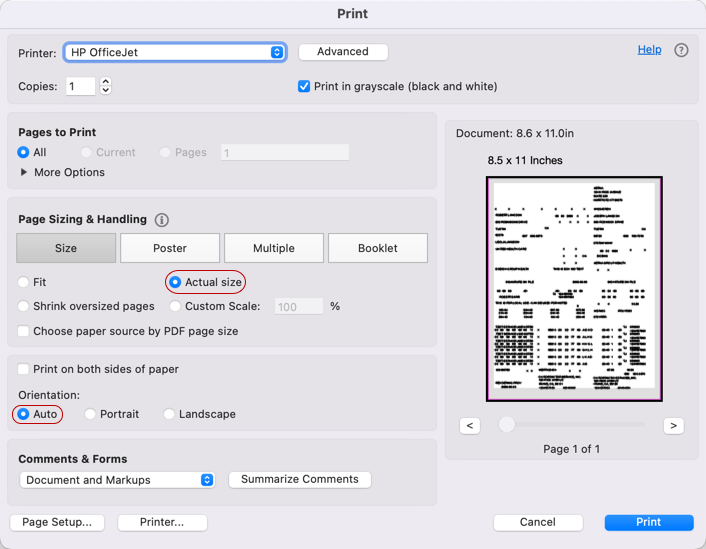 Administration: Printer Configuration