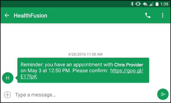 Set Up Appointment Confirmations