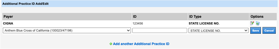 Administration: Practice Information