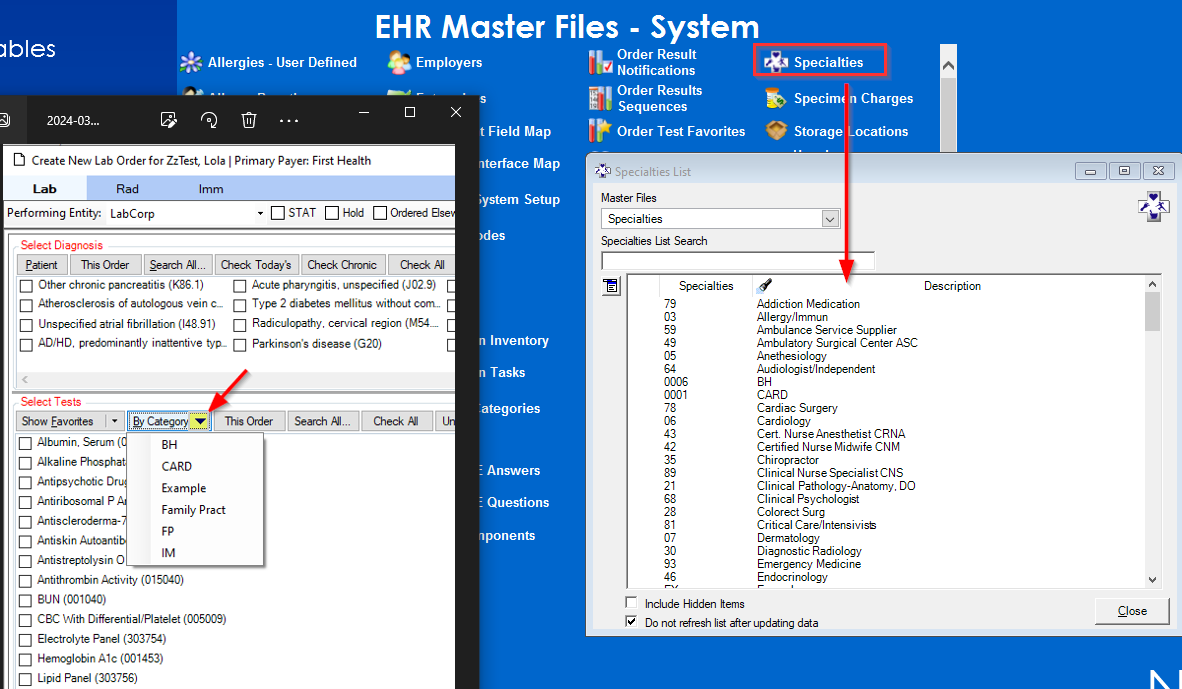 How To Add an Order Test to the NextGen Enterprise Orders Module