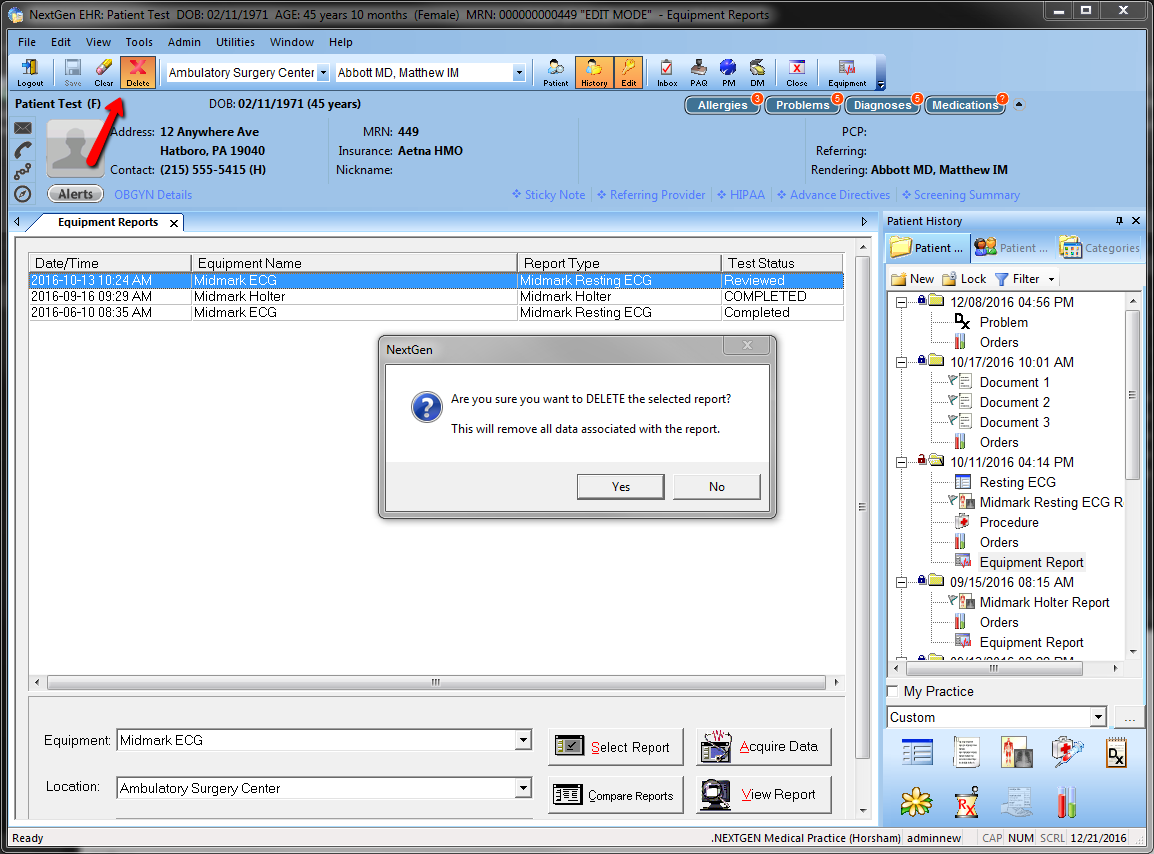 How to Delete Equipment Studies From the Integrated Equipment Module (IEM)?